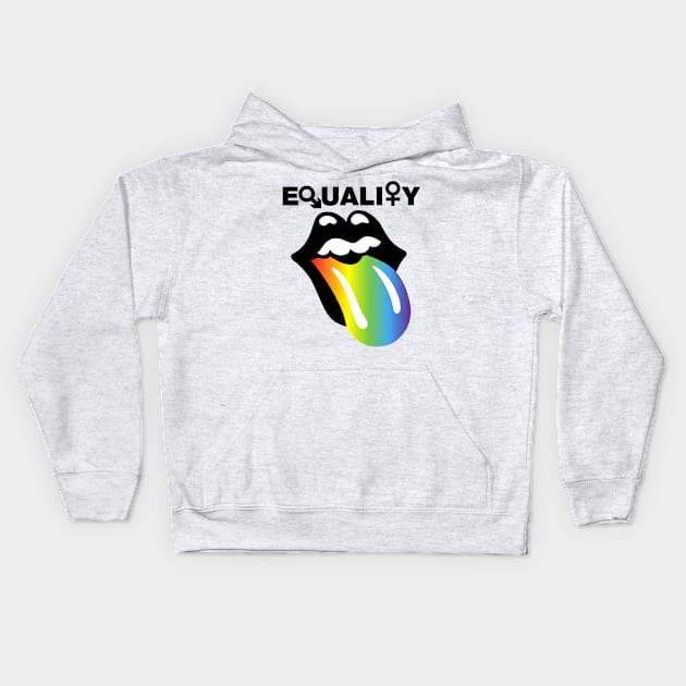 LGBT Equality Kids Hoodie by victoriashel